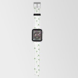 Green Doodle Palm Tree Pattern Apple Watch Band