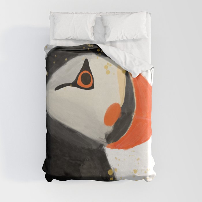 Atlantic Puffin Duvet Cover