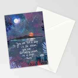 Rumi Quote Stationery Card