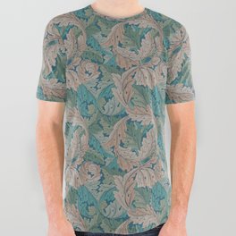 William Morris -  Acanthus , pattern, No,8, All Over Graphic Tee