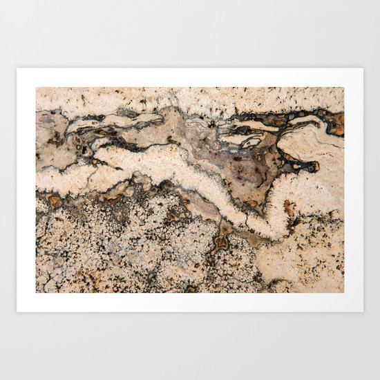 MARBLED Art Print