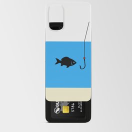 Decisions - Fun Modern Fishing Fish Art Android Card Case