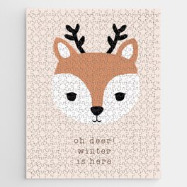 Christmas Deer, Reindeer Jigsaw Puzzle