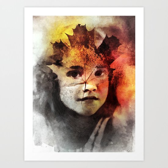 Leafe Art Print