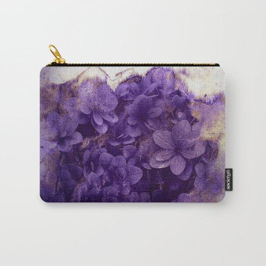 purple flowers Carry-All Pouch
