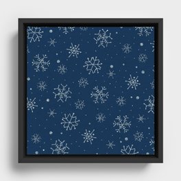 Snowflake Framed Canvas