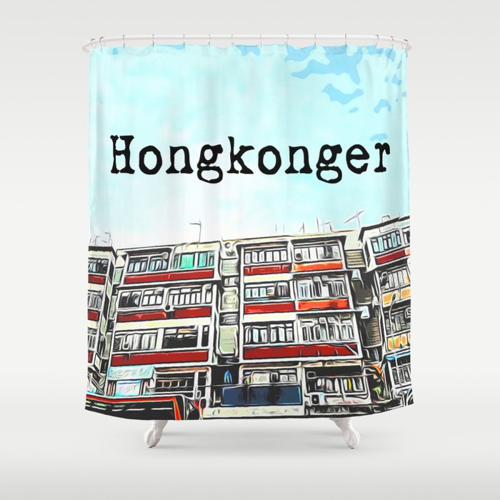 Hongkonger Shower Curtain