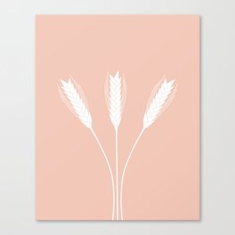 Wheat Field (Graze Pink)  Canvas Print