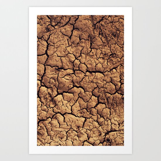 Dry Earth Art Print