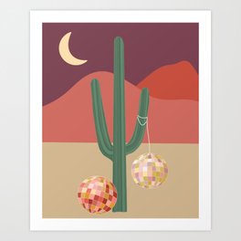 Desert Disco Art Print