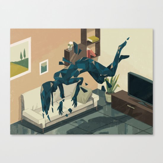 Glitch 03 Canvas Print