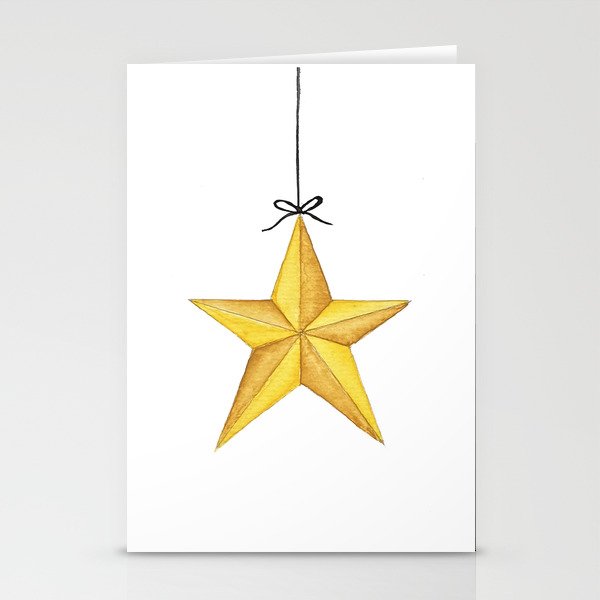 Gold Star Stationery Cards