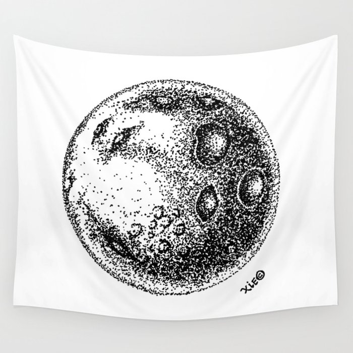 Moon for Rent Wall Tapestry