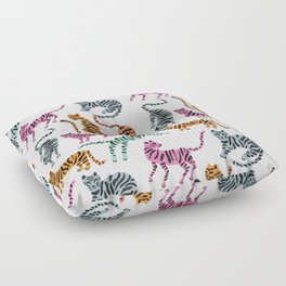 Tiger Collection – Pink & Blue Palette Floor Pillow
