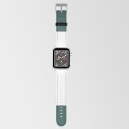 T (White & Dark Green Letter) Apple Watch Band