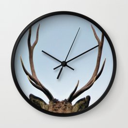 Stag antlers Wall Clock