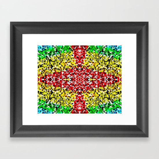 Cross Framed Art Print