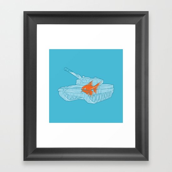Fish Tank Framed Art Print