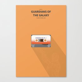 Guardians of the galaxy - minimal poster Canvas Print