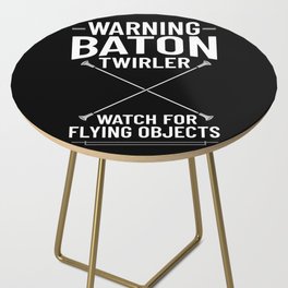 Baton Twirling Majorette Dance Twirler Beginner Side Table