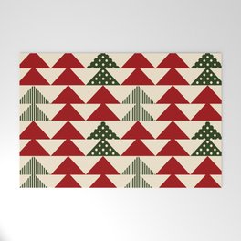 Christmas Pattern Welcome Mat