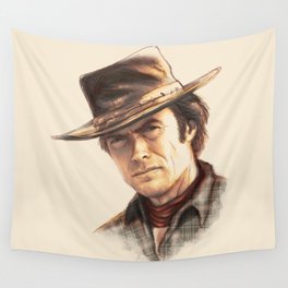 Clint Eastwood tribute Wall Tapestry