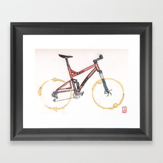 Coffee Wheels #12 Framed Art Print