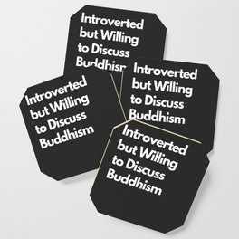 Spiritual Asian Buddhism Tee Coaster