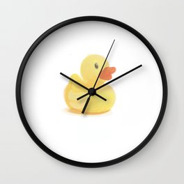 Rubber duckie Wall Clock