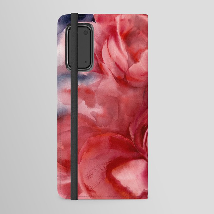 Peony, detail Android Wallet Case