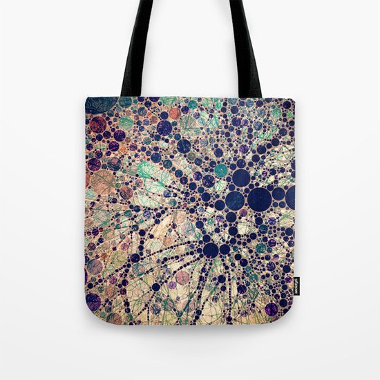 Colorful tree loves you and me. Tote Bag