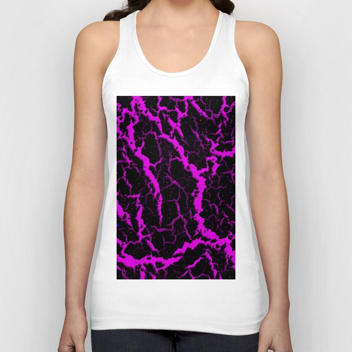Cracked Space Lava - Pink Tank Top