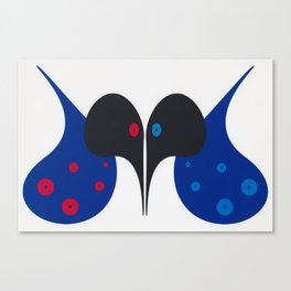 Red Pill vs Blue Pill (aka Love Birds) Canvas Print