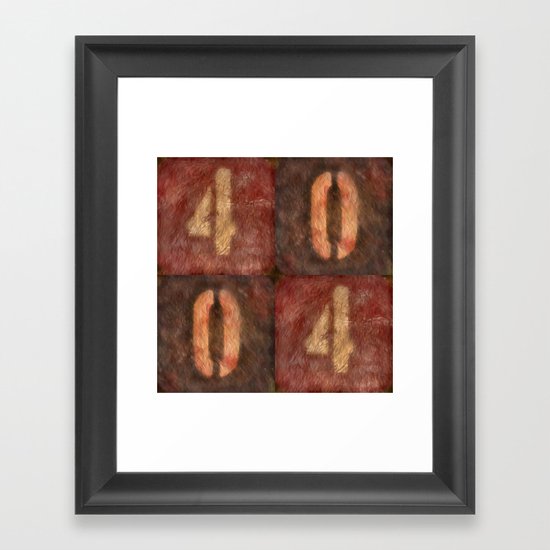 4004 Framed Art Print
