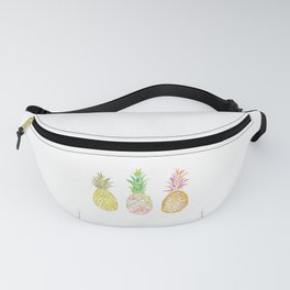 Three Tropical Pineapples Fanny Pack