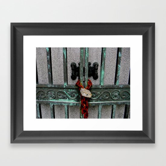While You're Waiting Framed Art Print