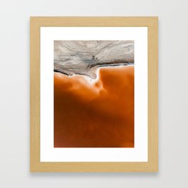 Red Pond in the Baja Desert vol. 1 Framed Art Print