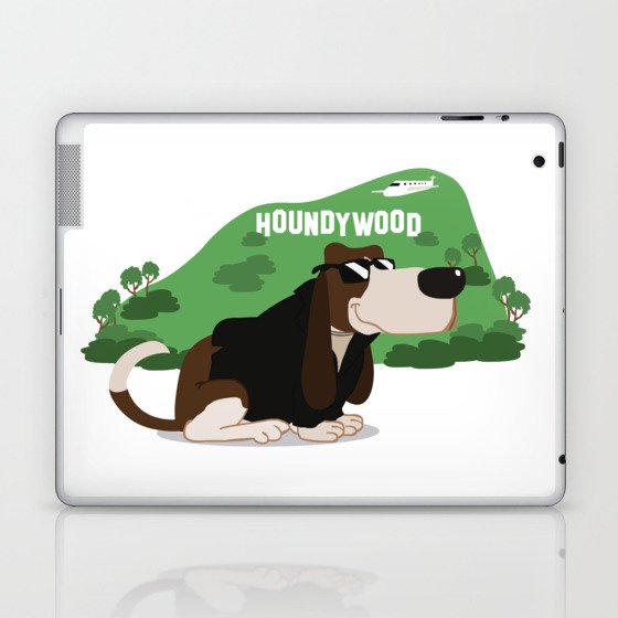 Hollywood Basset Hound Laptop & iPad Skin