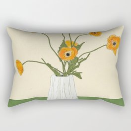 Dear Reminder Green Rectangular Pillow