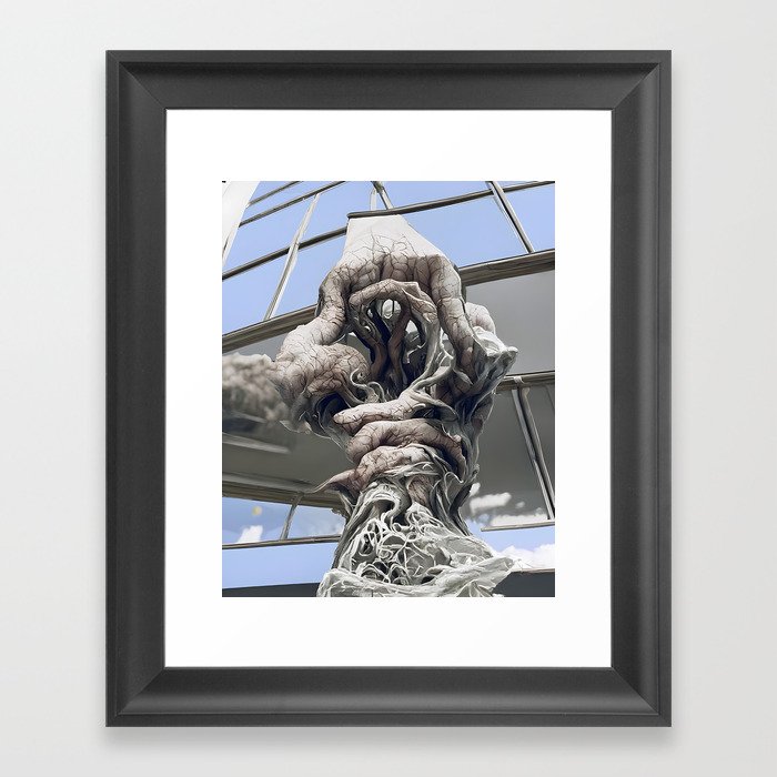 Tormented Grip Framed Art Print