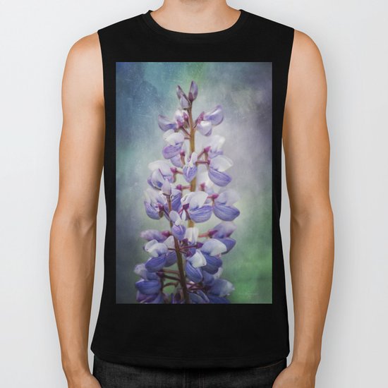 Wild Lupine Biker Tank