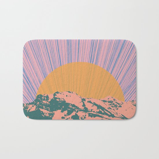 Rising Sun Bath Mat