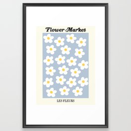 flower market / more fleurs Framed Art Print