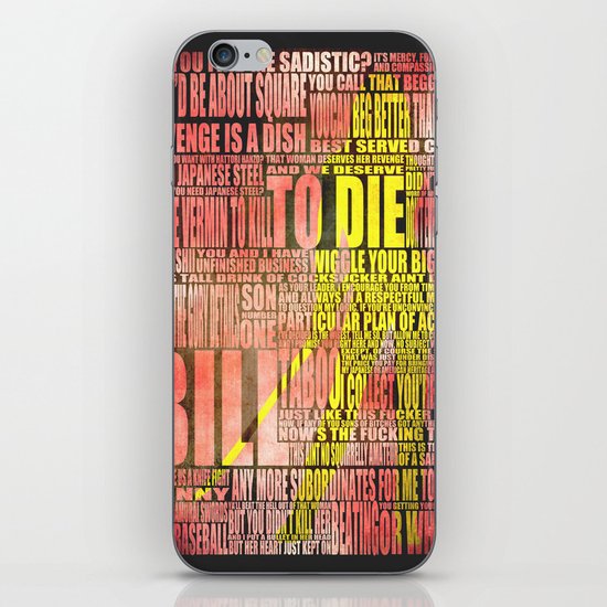 Kill Bill redux iPhone & iPod Skin