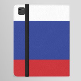 Russia Flag Print Russian Country Pride Patriotic Pattern iPad Folio Case