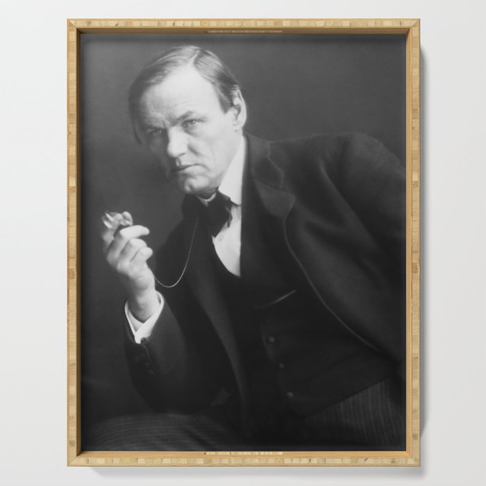 Clarence Darrow Portrait Serving Tray