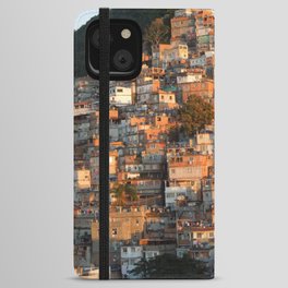 Brazil Photography - Beautiful City On A Hill In The Sunset iPhone Wallet Case