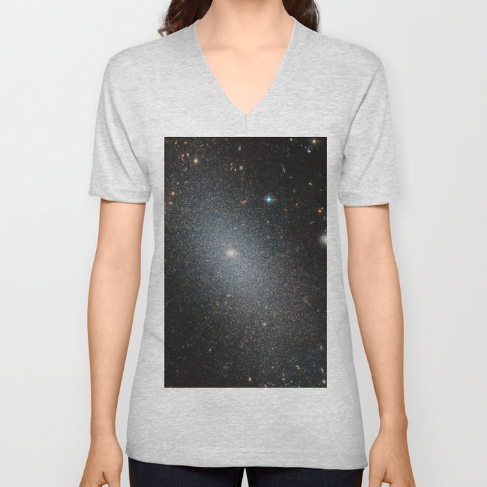 Sparkling Galaxy, Cosmic Stars V Neck T Shirt