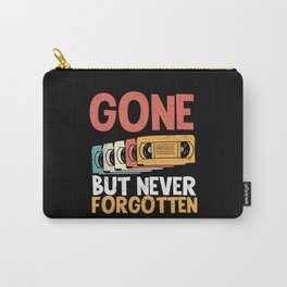 Gone But Never Forgotten Video Tapes Carry-All Pouch | Gonebutnever, 90S, Retro, Entertainment, Quote, Movie, Tape, Vhs, 1990S, Graphicdesign 