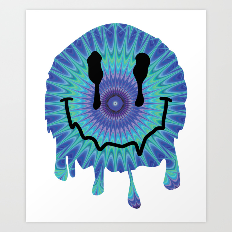 Psychedelic Smiley Face Melting Smiley Trippy Art Print By Mintedfresh Society6 Download 61,852 smiley face free vectors. psychedelic smiley face melting smiley trippy art print by mintedfresh